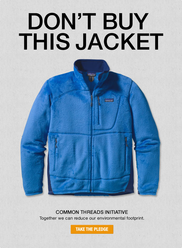 Patagonia, Don't Buy This Jacket